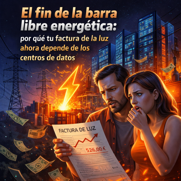 Imagen donde se visualiza porque los centros de datos afectan a la subida de la luz