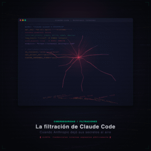 Imagen que parodia filtración código de Claude Code