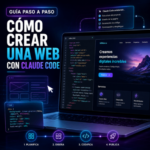 imagen de como crear una web con claude code